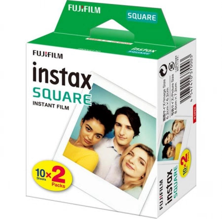 Pack of 20 Fujifilm instax SQUARE Film - Compatible with Fujifilm Instax SQUARE Cameras