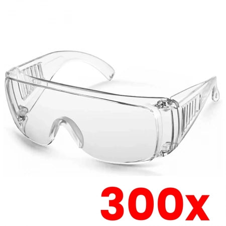 300 X Arc Vision Axe Overspec Safety Glasses Clear Lens Spectacles