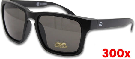 300 X Defender Safety Glasses Anti-Scratch Anti-Fog Washable Smoked