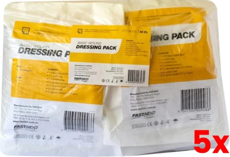 FastAid Dressing Pack, Basic No. 1, Sterile 10-Pack (FRD401)