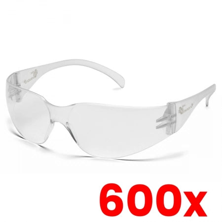 600 X Arc Vision Safety Glasses Hammer Clear Anti Fog Lens Spectacles