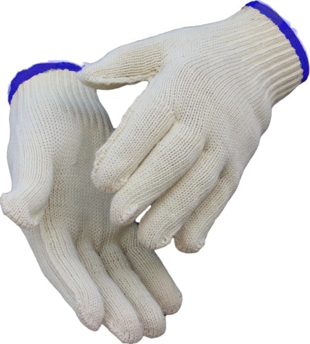 Carton of 240 Eagle Knitted Poly Cotton Gloves - Mens