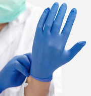 Carton of 1000 HandiCare Blue Nitrile Heavy Duty Exam Gloves Powder Free
