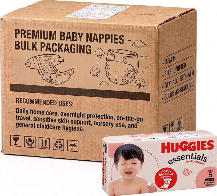 Huggies Essential Walker Size 5 4x44's  - Up to 13-18kg