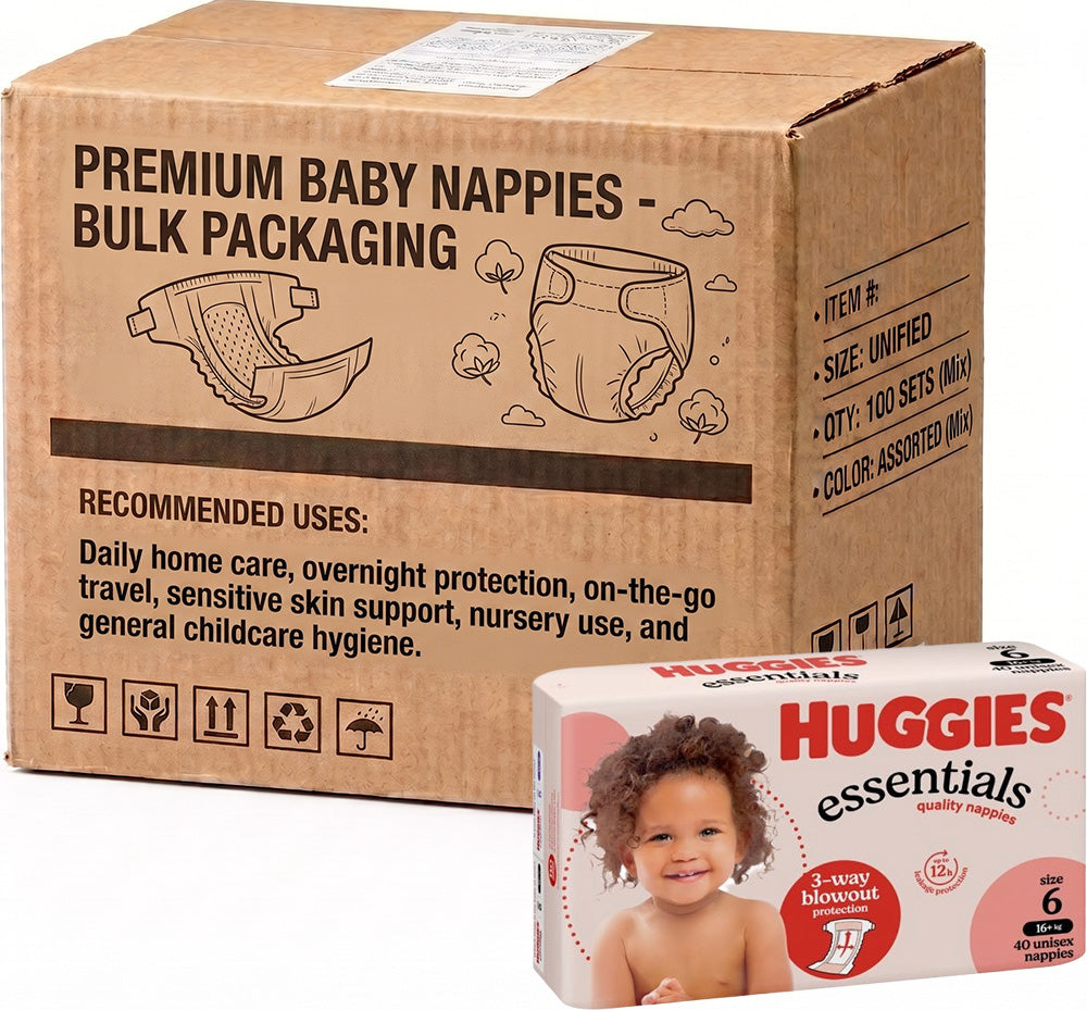 Huggies Essential Junior Size 6 4x40's  - 16+kg