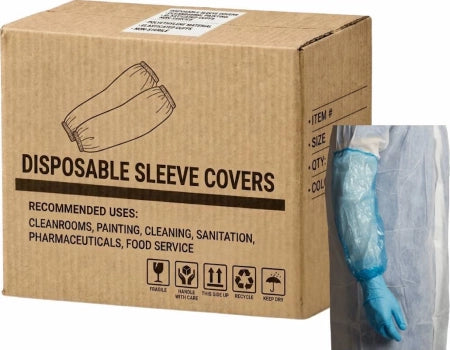 Carton of 2000 Blue Polyethylene Sleeve Cover