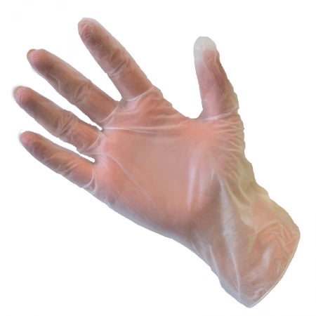 100pcs Ultra Fresh Vinyl Gloves Clear 4.5g Latex/Powder Free (Small)