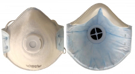10pk P2 N95 Valved Conical Respirator Face Mask