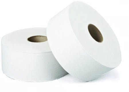 8 Rolls MaxValu Premium Jumbo Roll 2 Ply Paper Toilet Tissue 300m