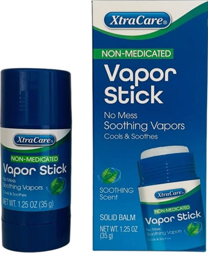 XtraCare Cooling Vapor Stick Non Medical Solid Balm Menthol Vapors 35g